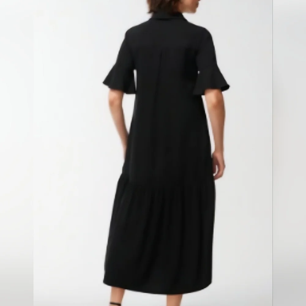 Chico's Classic Black Midi Dress - Picture 3 of 6